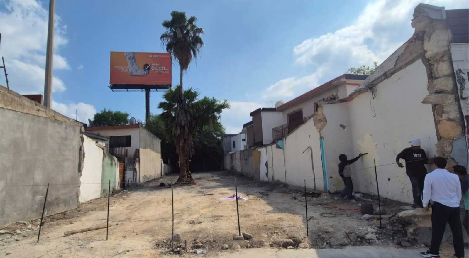 Terreno con vista a la zona comercial